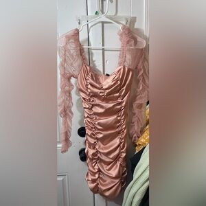 BLANC PINK MINI DRESS